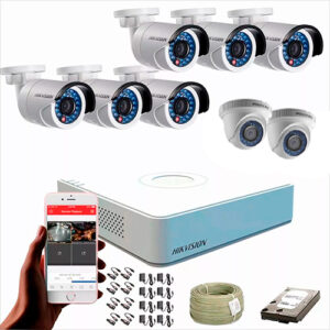 KIT CCTV HIKVISION DVR FULL HD 1080P KIT-6