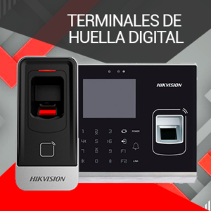 Terminales con Huella Hikvision