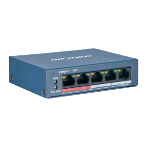 Switch POE No Administrado Fast Ethernet de 4 Puertos