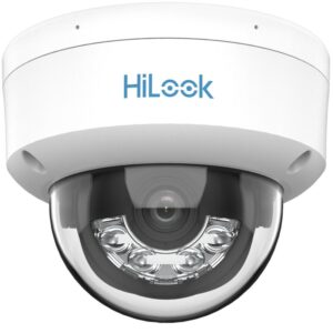 Cámara de red domo fija ColorVu de 6 MP con luz híbrida inteligente IPC-D169HA-LU